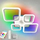 Управляемая МУЗЫКАЛЬНАЯ светодиодная люстра ESLLSE OVAL RGB MUSIC 5S 85 Вт 725x460x80 мм Белая - изображение 1