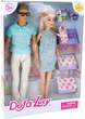 Лялька Lean Toys Кевін + Люсі набір хлопчик 32 см + жінка 31 см + дитина + аксесуари (5905515352475) - зображення 1