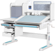 Детский стол Mealux Winnipeg Multicolor Plus WG Grey (BD-630 WG з тумбою) - изображение 1