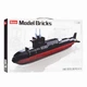 Конструктор SLUBAN M38-B0703 «Подводная лодка» 1:450, 269 деталей и длиной модели 35 см, разноцветный - изображение 2