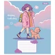 Тетрадь 1Вересня 18 листов клетка Anime girl - изображение 1