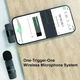 Беспроводные петличные микрофоны для iPhone Boya BY-V2 Lightning петличка для айфона с активной системой шумоподавления и ресивером - изображение 2