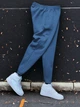 Мужские демисезонные спортивные штаны Oversize 554321 XS голубые (ВШ7008) - изображение 2