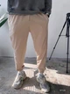 Мужские демисезонные спортивные штаны Oversize 7785441 M бежевые (ВШ7006) - изображение 5