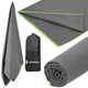 Ręcznik z mikrofibry Springos plażowy szybkoschnący 180 x 90 cm szaro-zielony (5907719435459) - obraz 2