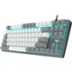 Клавиатура AULA Wind F3287 Mechanical White/Grey KRGD Blue USB EN/UA (6948391240688) - изображение 2