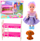 Mini laleczka Lean Toys z akcesoriami 12 cm (5905991056447) - obraz 2
