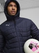 Куртка демисезонная с капюшоном для футбола мужская Puma Teamfinal Training 65873906 2XL Navy-Silver (4099685781997) - изображение 4