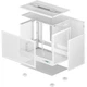 Корпус Deepcool CH160 White (R-CH160-WHNGI0-G-1) - изображение 4