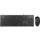 Комплект (клавиатура + мышь) A4Tech KR-8372 Black - изображение 5
