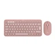 Комплект (клавиатура + мышь) Logitech Pebble 2 Combo Rose (920-012241) - изображение 1