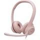 Наушники с микрофоном Logitech H390 USB Rose (981-001281) - изображение 1