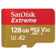 Карта памяти SanDisk 128 GB microSDXC UHS-I U3 V30 A2 Extreme (SDSQXAA-128G-GN6MA) - изображение 1