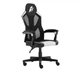 Комп'ютерне крісло для геймера 1STPLAYER P01 Black-White - зображення 2