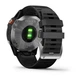 Смарт-часы Garmin Fenix 6 Solar Silver with black band (010-02410-00) - изображение 1