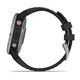 Смарт-часы Garmin Fenix 6 Solar Silver with black band (010-02410-00) - изображение 2