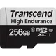 Карта памяти Transcend 256 GB microSDXC UHS-I (U3) High Endurance + SD Adapter TS256GUSD350V - изображение 1