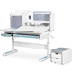 Дитячий стіл Mealux Winnipeg Multicolor Plus WG Blue (арт. BD-630 WG + BL з тумбою) - зображення 3