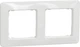 Двойная рамка Schneider Electric Sedna Design универсальная Белая (SDD311802) - изображение 1