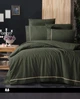 Постельное белье First Choice Ranforce Deluxe DARK 200 х 220 см Alisa Green - изображение 1