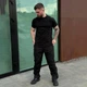 Тактичний комплект Patriot Футболка + Штани чорний розмір XS - зображення 3