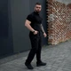 Тактический костюм Убакс на короткий рукав + Брюки Yinren Neylon Balance черный размер 3XL - изображение 4