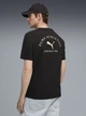 Футболка хлопковая длинная мужская Puma Class 68821901 2XL Black с принтом (4069157676885) - изображение 2