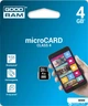 Карта памяти Goodram MicroSDHC 4GB Class 4 (M400-0040R11) - изображение 2