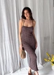 Пляжное платье Кружево ART KNIT кофейное, L-XL 040532 - изображение 11