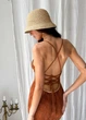 Пляжное платье Кружево ART KNIT янтарное, S-M 040551 - изображение 10