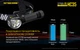 3в1 - Надпотужний лобовий, ручний кемпінговий ліхтар Nitecore HC35 (4xCree XP-G3, 2700 люмен, 8 режимів, 1х21700, 1х18650, micro USB, магніт) - зображення 10