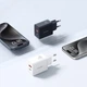 Сетевое зарядное устройство Baseus P10111404113-00 Cube Fast Charger 30W с портами Type-C + USB Black - изображение 7
