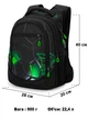 Шкільний рюкзак з USB-слотом для підлітків, на 3 відділення, чорний, 22 л SkyName - зображення 10