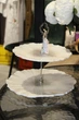 Двох'ярусна таця епоксидна ручної роботи для десертів і фруктів (смола, декоративна) - изображение 9
