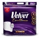Туалетний папір Velvet Excellence Premium Comfort 9 рулонів 4-ох шаровий без аромату - зображення 1