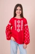 Вишиванка для дівчинки Mevis 5515 07 158 см червоний - зображення 3