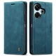 Чехол-книжка CaseMe из нубука для Xiaomi Redmi 13 Бирюзовый - изображение 8