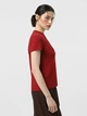 Футболка жіноча Promin 2912-12_248 XL Бордовий (2700000088715) - зображення 4