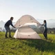 Палатка двухместная сверхлегкая с футпринтом Naturehike Cloud Up 2 Updated, 20D, серо-красная - изображение 3