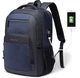Городской рюкзак Bange BG-1921 Multi-function backpack USB порт ноутбук 15.6" Сумка для школы Черно/Синий - изображение 1