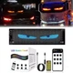 LED екран для авто "око диявола", гнучка RGB панель на скло, управління з телефону, 1 шт 150 х 17см - зображення 1