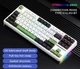 Игровая Клавиатура AULA F87 PRO White-Green Беспроводная Механическая 2.4G/Bluetooth/USB type-c RGB Подсветка С Поддержкой HOT-SWAP - изображение 7