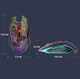 Беспроводная игровая компьютерная мышь с подсветкой и 2.4G / Bluetooth 5.2 kebidumei мышка для ноутбука / планшета / компьютера Windows / MacOS / Android, черная (110304448) - изображение 8