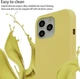 Чехол с ремешком Wave Premium Strap Crossbody Silicone Case для Apple iPhone 13 14 Yellow - изображение 4