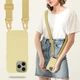 Чехол с ремешком Wave Premium Strap Crossbody Silicone Case для Apple iPhone 13 14 Yellow - изображение 6