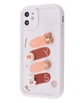 Чохол мультяшний з фігурками WAVE Pretty Things Case для Apple iPhone 12 white/bear - зображення 1
