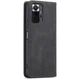 Чехол-книжка CaseMe из нубука для Xiaomi Redmi Note 10 Pro Чёрный - изображение 6