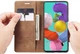 Чехол-книжка CaseMe из нубука для Samsung A51 Светло-коричневый - изображение 9