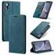 Чохол-книжка CaseMe із нубука для iPhone XR Бірюзовий - зображення 10