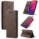 Чехол-книжка CaseMe из нубука для Xiaomi Mi 9T/Pro Тёмно-коричневый - изображение 4